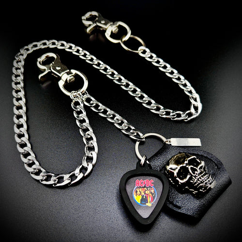 AC/DC Highway to Hell PICKCHAIN wallet chain guitar pick holder