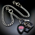 AC/DC RED BLACK LOGO PICKCHAIN™ WALLET CHAIN