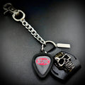 AC/DC PICKCHAIN belt loop guitar pick holder by SKULL & CHAIN
