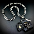 August Burns Red Abr Gold Foil Guitar Pick Pendant Necklace by SKULL & CHAIN. For fans of JB Brubaker and Jake Luhrs.