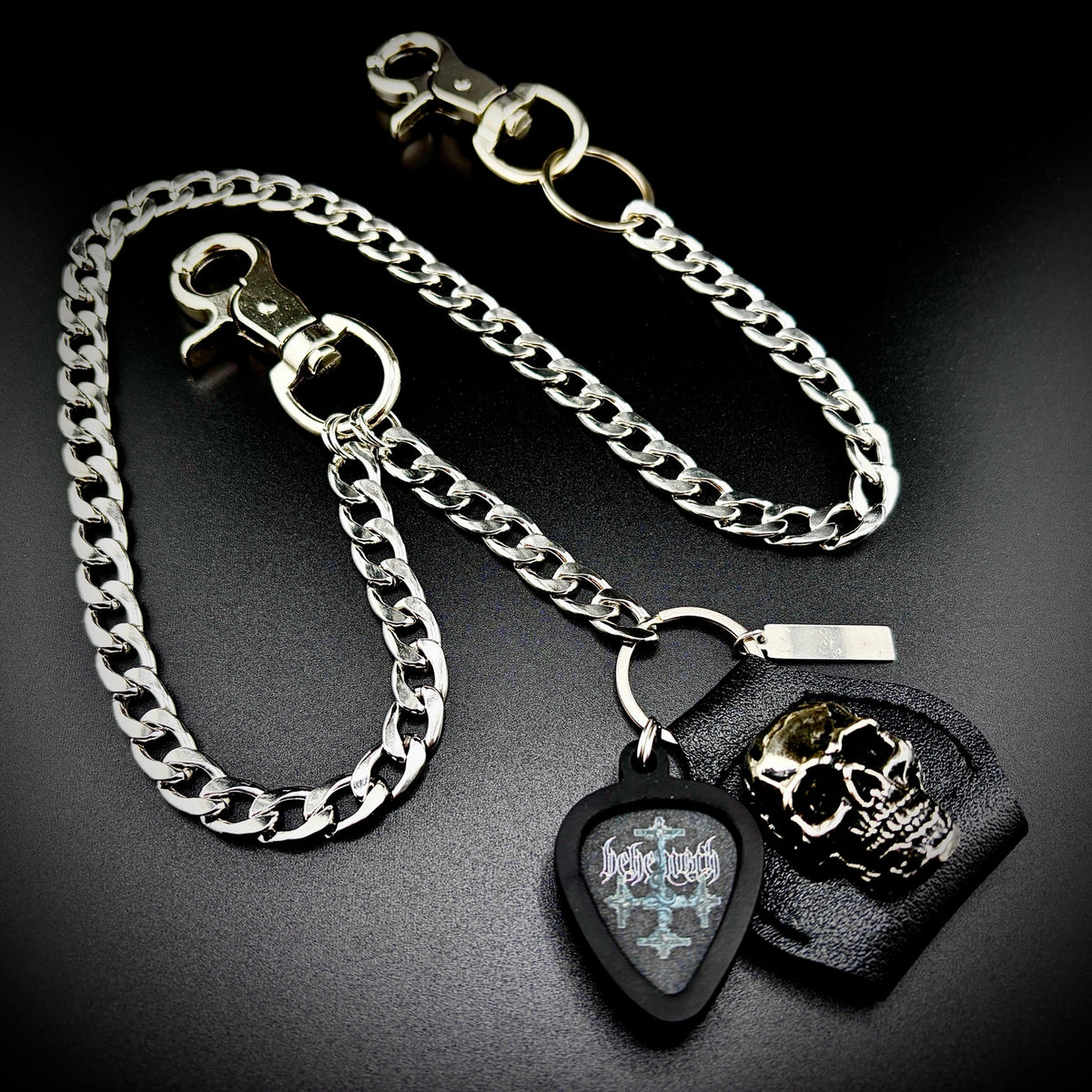 Behemoth Opvs Contra Natvram PICKCHAIN wallet chain guitar pick holder