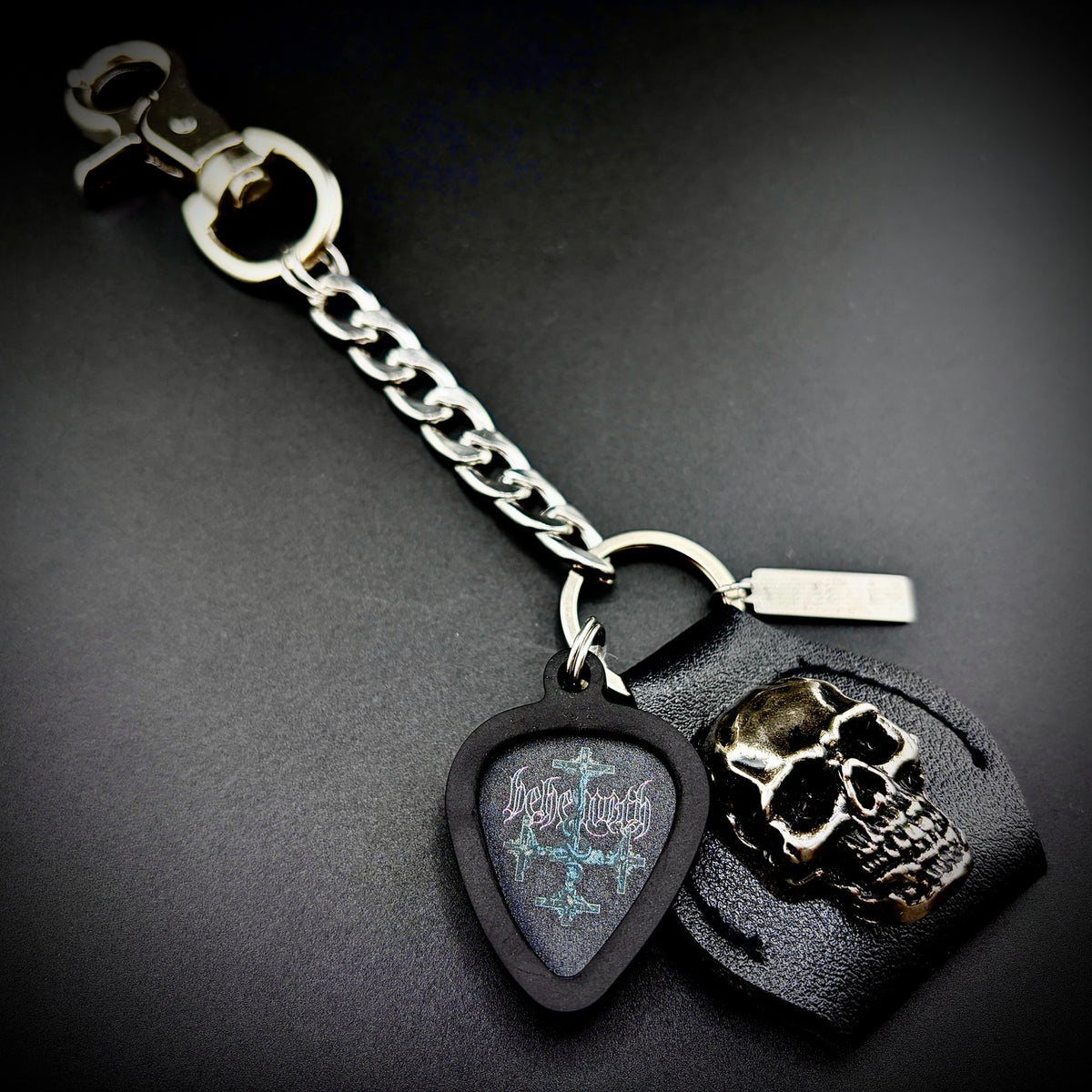 Behemoth Opvs Contra Natvram PICKCHAIN belt loop guitar pick holder