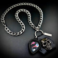 Better Lovers Eyeball Guitar Pick Pendant Necklace by SKULL & CHAIN. For fans of Greg Puciato and Jordan Buckley.