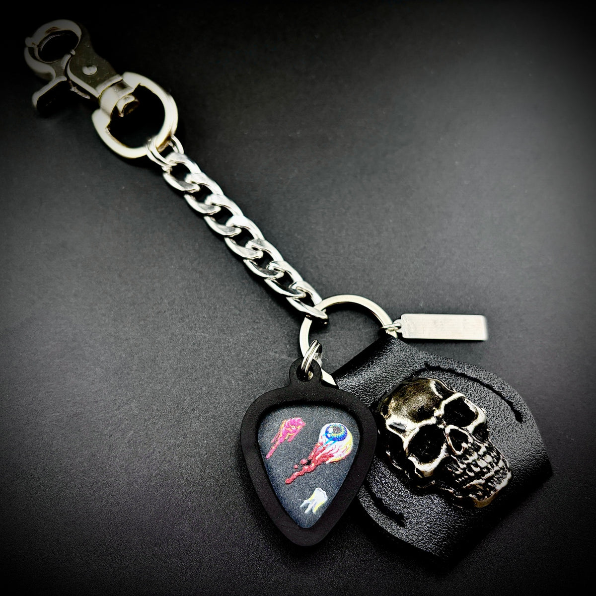 Better Lovers eyeball PICKCHAIN belt loop guitar pick holder