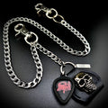 Death PICKCHAIN wallet chain guitar pick holder