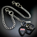 Dio logo PICKCHAIN wallet chain guitar pick holder