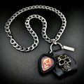 Ghost Papa Emeritus Iii Guitar Pick Pendant Necklace by SKULL & CHAIN. For fans of Tobias Forge.