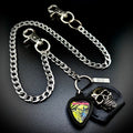Iron Maiden Piece of Mind PICKCHAIN wallet chain guitar pick holder