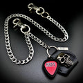 KISS RED BLACK LOGO PICKCHAIN™ WALLET CHAIN