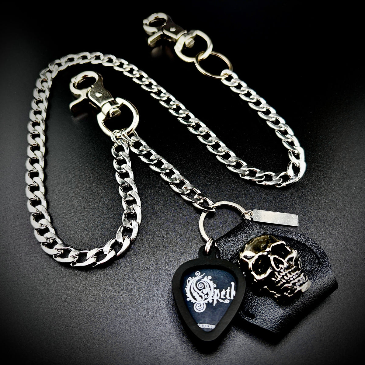 Opeth Fredrik Åkesson PICKCHAIN wallet chain guitar pick holder