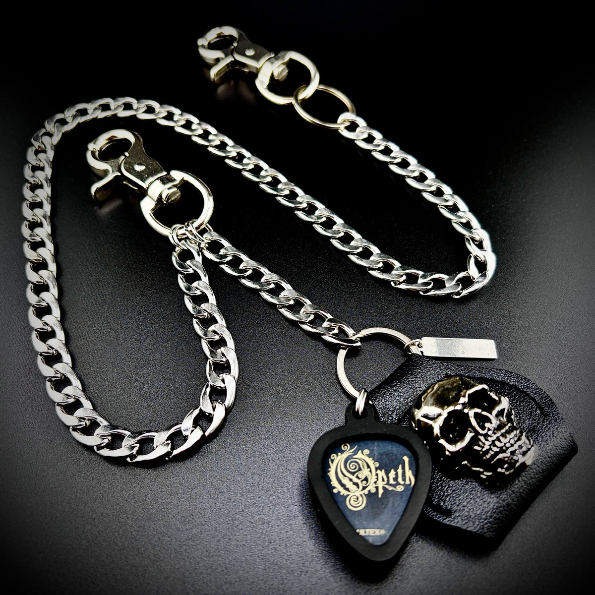 Opeth Mikael Åkerfeldt PICKCHAIN wallet chain guitar pick holder