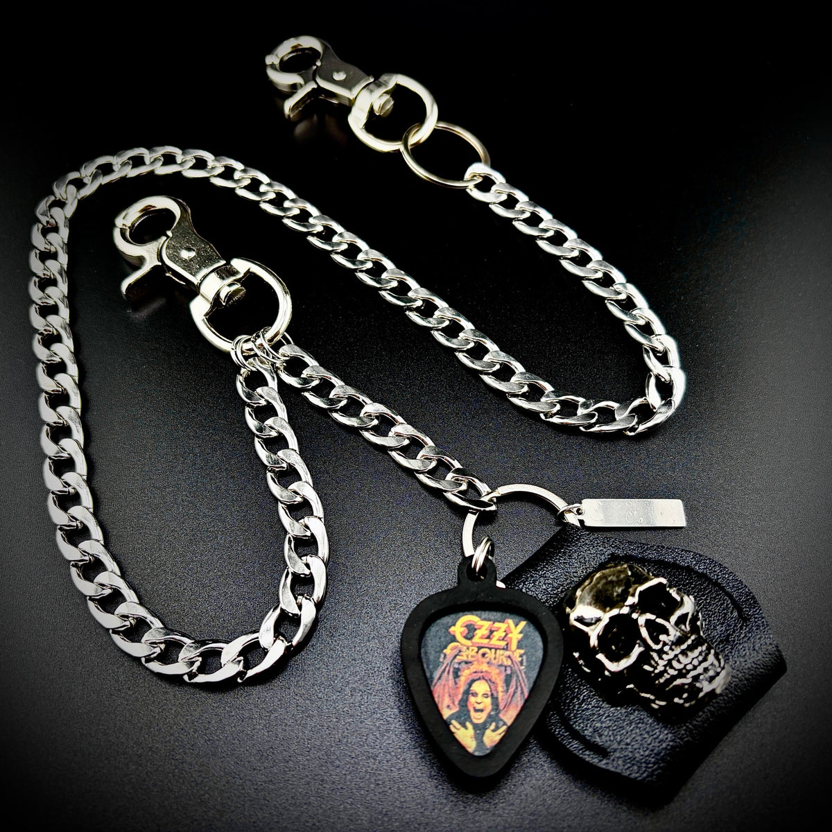 Ozzy Osbourne PICKCHAIN wallet chain guitar pick holder