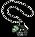 TYPE O NEGATIVE SLOW, DEEP AND HARD GUITAR PICK PENDANT NECKLACE