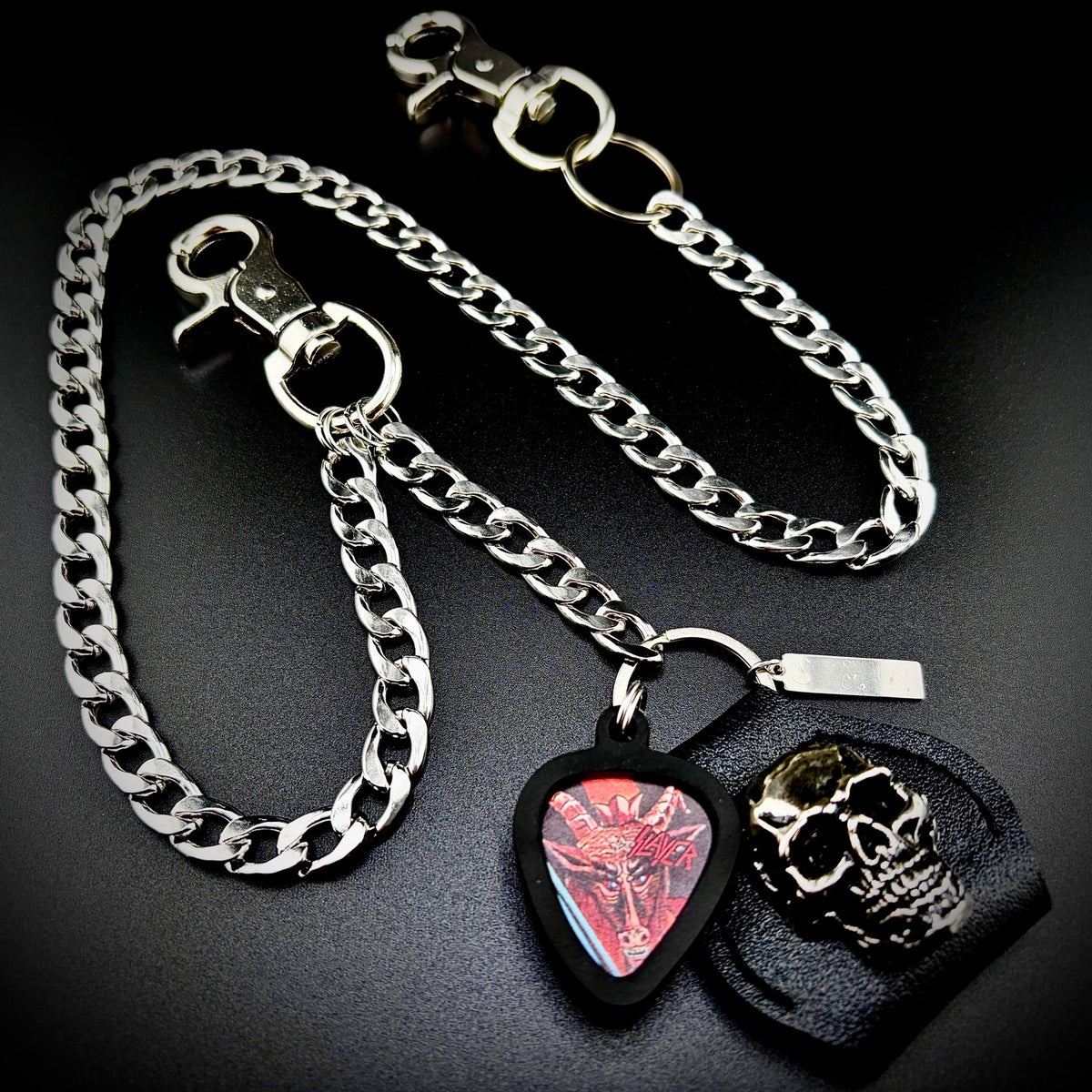 Slayer Show No Mercy PICKCHAIN wallet chain guitar pick holder