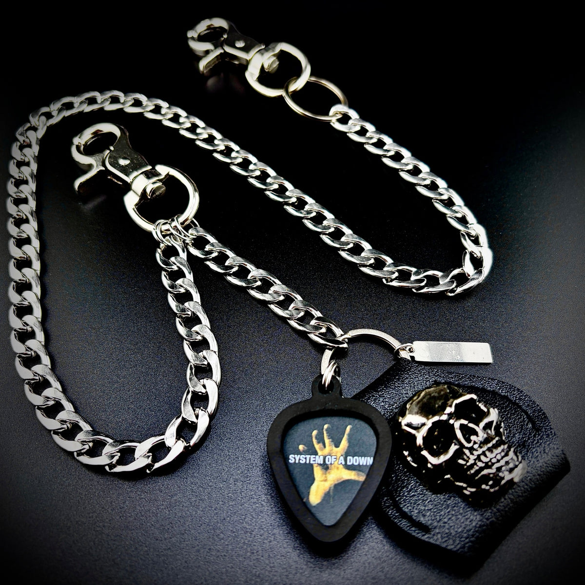 System of a Down PICKCHAIN wallet chain guitar pick holder