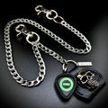 Type O Negative green logo PICKCHAIN wallet chain guitar pick holder